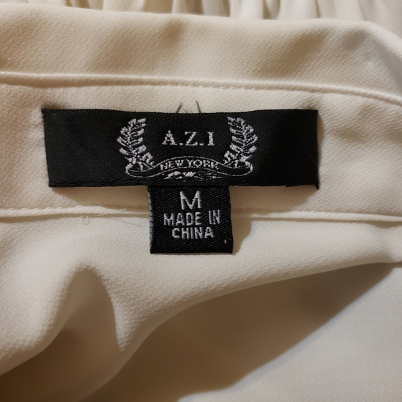 AZI Embroidered Blouse Size M Ladies - Picture 5 of 10